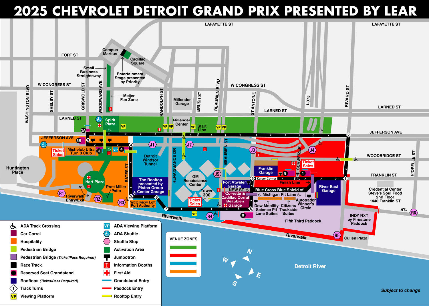 Venue Zones