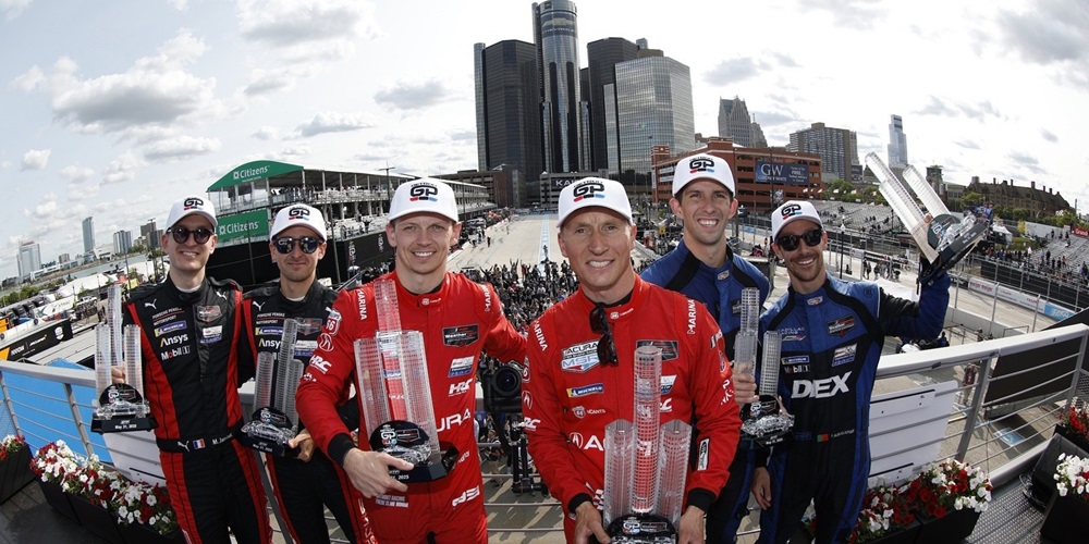 Acura Meyer Shank Racing Wins the Chevrolet Sports Car Classic at Detroit