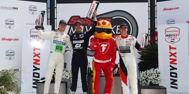 SALVADOR DE ALBA GETS FIRST WIN, DENNIS HAUGER TITLE IN BANNER DAY FOR ANDRETTI