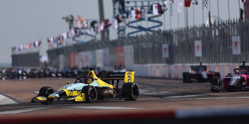 JOHNSON FEASTS ON HOME COOKING TO EARN FIRST WIN AT ST. PETE
