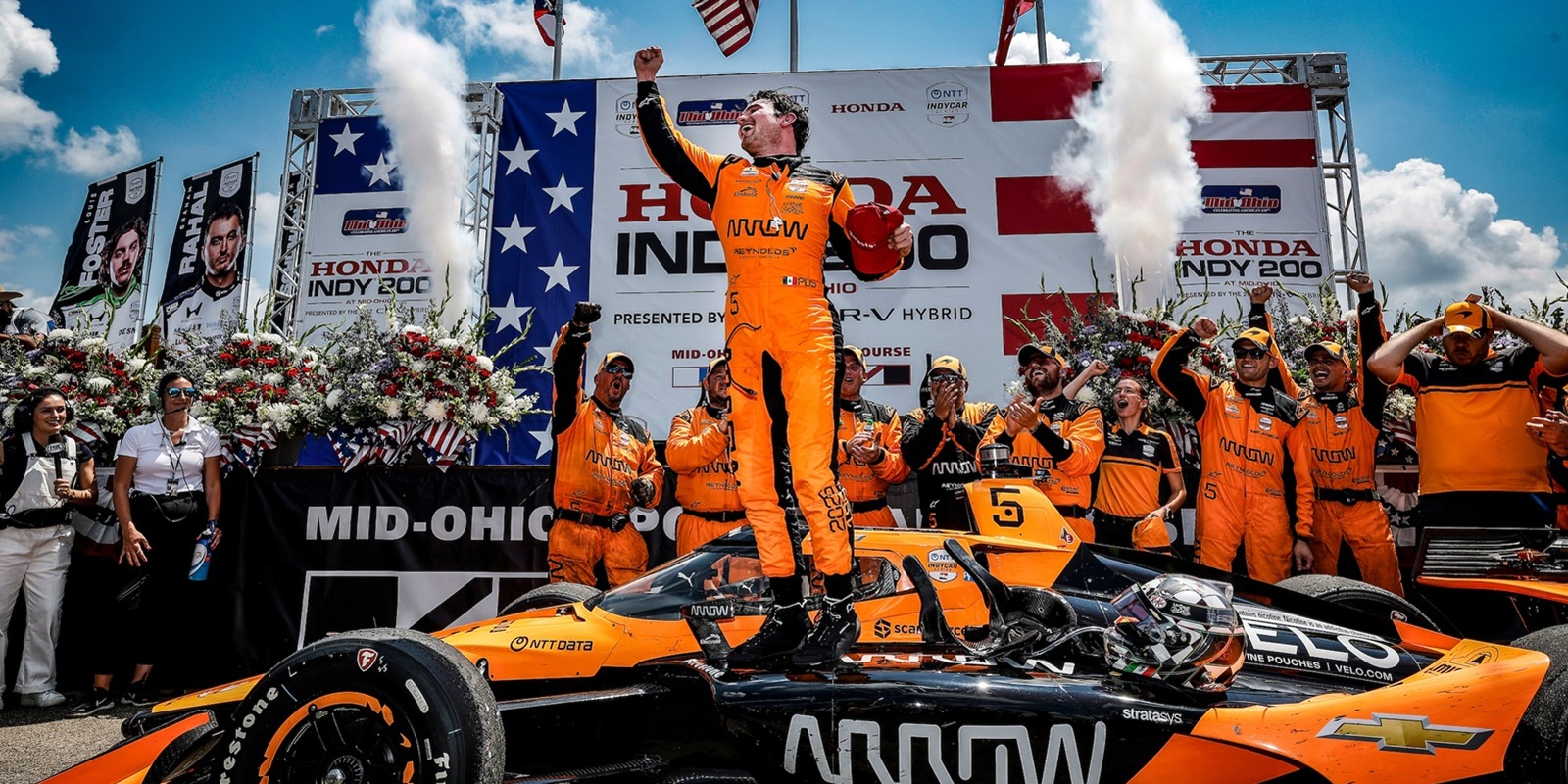 O'WARD OUTDUELS LUNDGAARD AS ARROW MCLAREN SCORES FIRST 1-2 FINISH