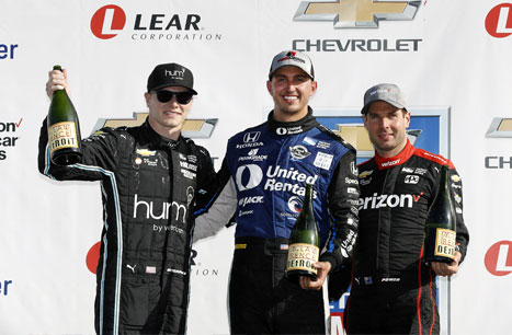 Rahal Captures Dual II to Become the First Driver to Sweep Detroit Doubleheader
