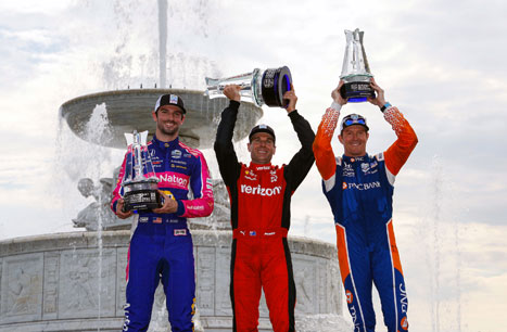 Will Power wins Detroit Grand Prix finale on Belle Isle, gives Team Chevy 100th victory since returning to INDYCAR in 2012